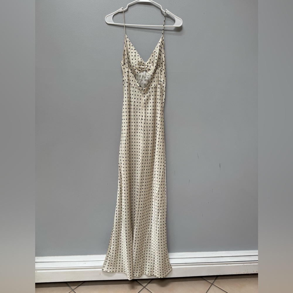 SAME Cream Polka Dot Maxi Dress - Picture 8 of 10